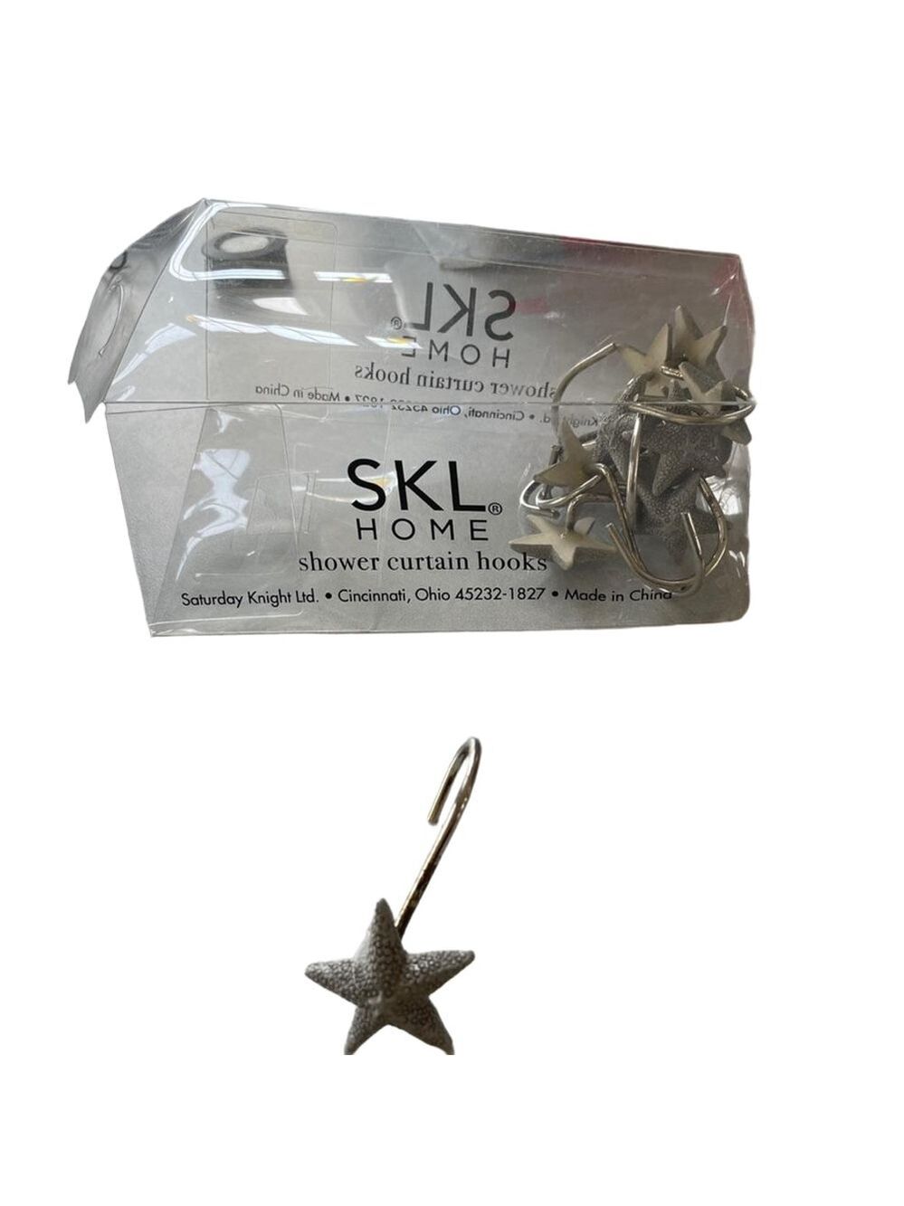 SKL Home Shower Curtain Hooks Silver